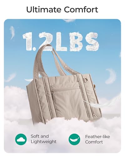 BAGSMART Boxy 여성용 토트백, 지퍼가 달린 크로스바디 작업 가방 - color: 포도, size: 스몰