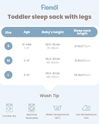 Toddler Sleep Sack with Feet 2-3T 0.5 Tog Sleep Sack with Legs - color: Blue Whale, size: 2-3T
