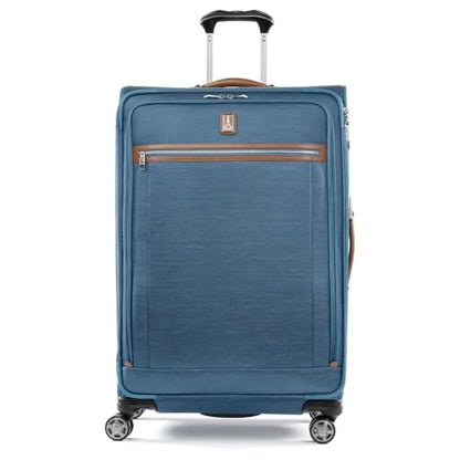 Travelpro Platinum Elite Checked Luggage Spinner, Coastal, 29-Inch - color: Coastal Blue, size: Checked-Large 29-Inch