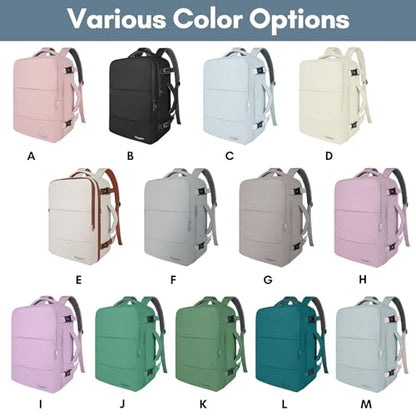 Taygeer Laptop Backpack, Carry On Backpack with 17.3inch Laptop Compartment - color: Peacockblue, size: X-Large