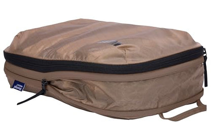 Thule Compression Packing Cube, Size Medium, Semitransparent Fabric, Easy to Pack, YKK Zippers - color: GENTLE BEIGE, size: Medium