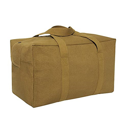 Rothco Canvas Parachute Cargo Bag, Coyote Brown, 40.5L - color: Coyote Brown