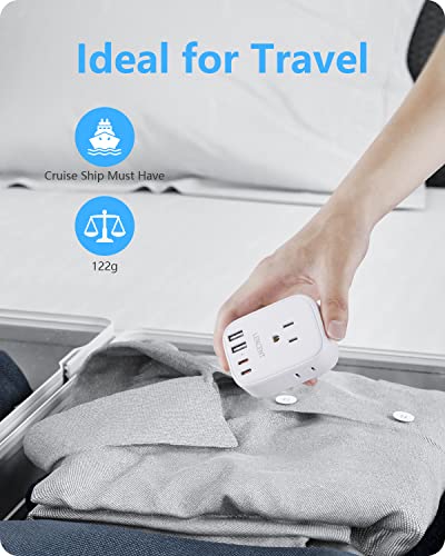 LENCENT US to UK Ireland Travel Plug Adapter, Grounded Type G Adapter - style: Type G-2Pack-UK Ireland