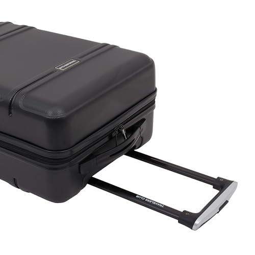 Travelers Club Skyline 22" Carry-On Spinner Luggage, Black - color: Black