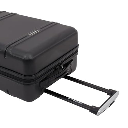 Travelers Club Skyline 22" Carry-On Spinner Luggage, Black - color: Black
