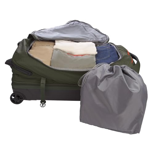 Eddie Bauer Expedition Rolling Duffel Bag with Wheels - Dark Thyme, 30" - color: Dark Thyme, size: 30" (Check-In)