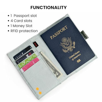 Sherpani Vienna, RFID Passport Wallet for Women (Houndstooth) - color: Houndstooth