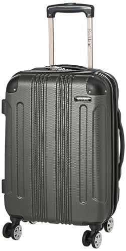 Rockland London Hardside Spinner Wheel Luggage, Carry-On 20", Grey - color: Grey, size: Carry-on 20"