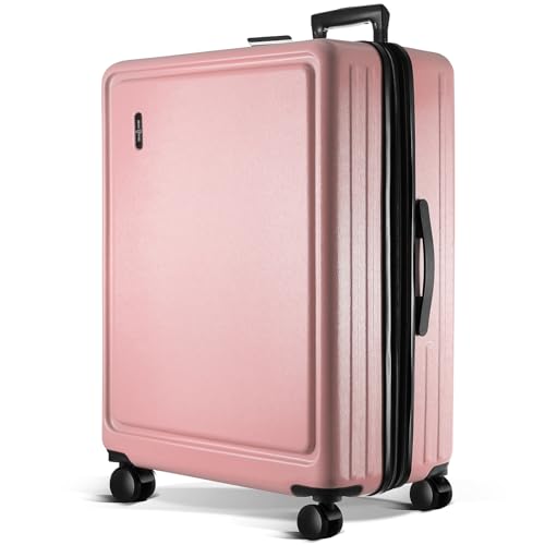 TRAVELARIM 28 Inch Luggage with Spinner Wheels, Hard Shell Suitcase with TSA Locks for Luggage, Travel Large Suitcase, Expandable Hard Shell Suitcases, Pink - color: Pink, size: Large 28-Inch Checked
