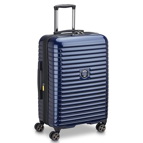 DELSEY PARIS Cruise 3.0, 24 Inch Checked-Medium Luggage, Deep Sea Navy - color: Deep Sea Navy, size: Checked-medium