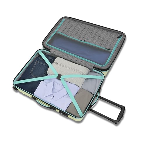 Samsonite Omni 2 Hardside Expandable Luggage with Spinner Wheels, 2-Piece Set (19/24), Frozen Matcha - color: Frozen Matcha, size: 2-Piece Set (Carry-on/Medium)