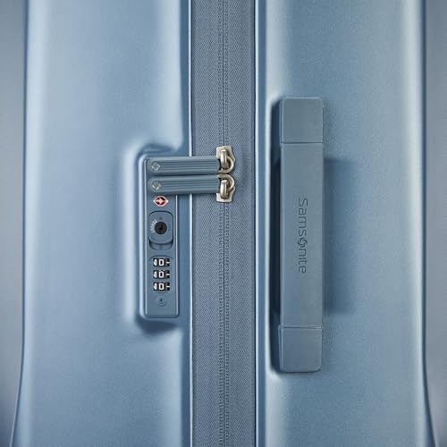 Samsonite UpLIFT Large Checked Hardside Luggage with Spinner Wheels - Airline-Approved, TSA Lock, Adjustable Handle System - Polycarbonate Hard Suitcase for Ultra Lightweight Travel - Elemental Blue - color: Elemental Blue, size: Large Checked Spinner