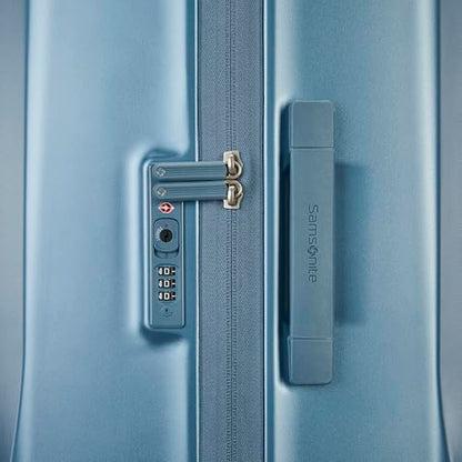 Samsonite UpLIFT Large Checked Hardside Luggage with Spinner Wheels - Airline-Approved, TSA Lock, Adjustable Handle System - Polycarbonate Hard Suitcase for Ultra Lightweight Travel - Elemental Blue - color: Elemental Blue, size: Large Checked Spinner