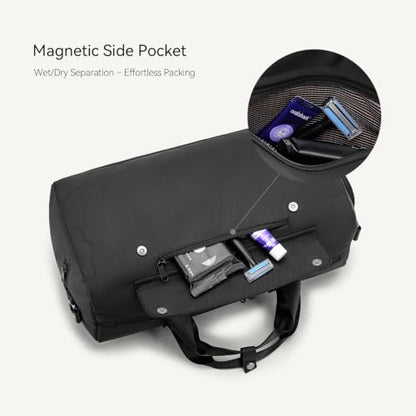 reeyee 16L Small Gym Duffel Bag with Shoe Compartment, CORDURA Fabric