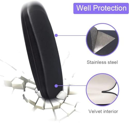 ZONLY Eyeglasses Case,(4 Piece) Unisex Hard Shell Eyeglasses Cases Protective Case For Glasse - color: Solid