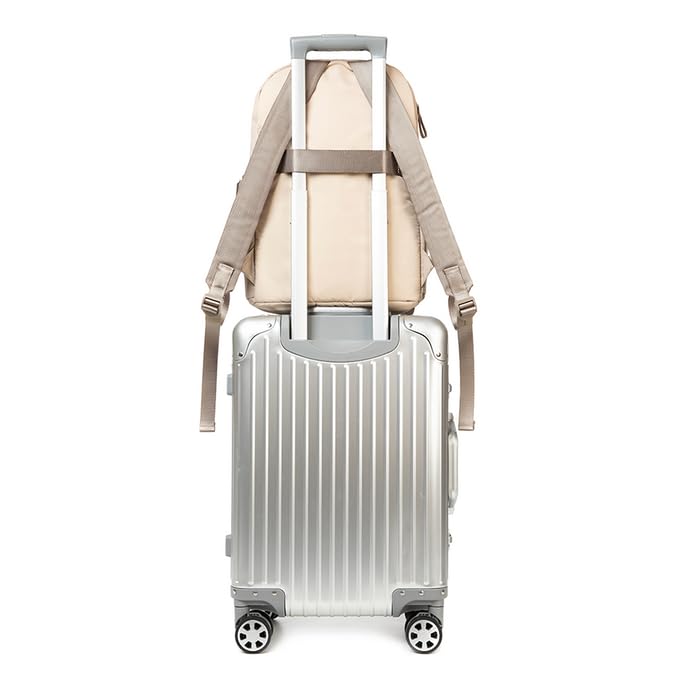 Cubitt Backpack, Lightweight Laptop Backpack | Water-Resistant Backpack for Work, College & Travel with Organizer, 12kg Capacity - color: Warm Beige
