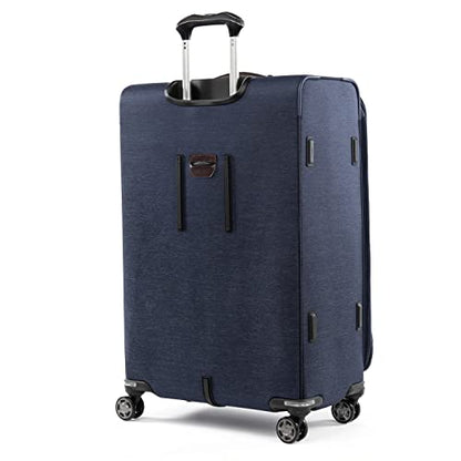 Travelpro Platinum Elite Checked Luggage Spinner, True Navy, 29-Inch - color: True Navy Blue, size: Checked-Large 29-Inch