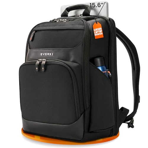 EVERKI Onyx Business Travel Backpack with Laptop Compartment, Black - 25 L - color: Black, size: 25 Liters
