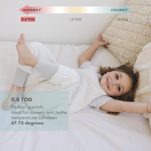 Dreamsuit: Toddler Sleep Sack with Legs, Rayon Made from Bamboo - color: Dash, size: 2-3T
