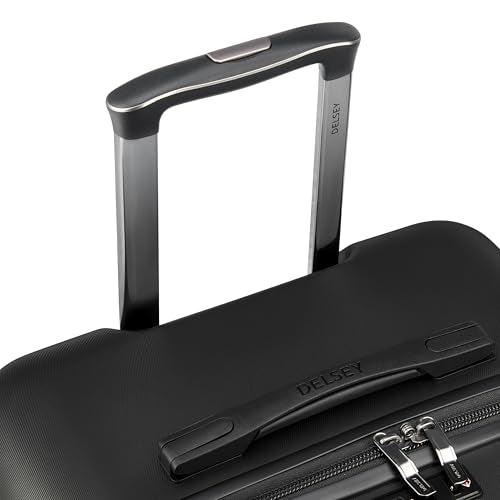 DELSEY PARIS Cruise 3.0, 26 Inch Checked Trunk Luggage, Black - color: Black, size: Checked 26 Inch Trunk