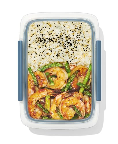 OXO Good Grips Prep & Go Food Storage Container - 5 Cups, Ocean Blue - color: Ocean Blue, style: 5 Cup Container