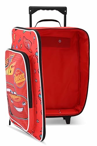 Fast Forward Cars Luggage 16" Soft Side Wheeled Pilot Case- Rolling Suitcase 16x12x5 - color: Cars 16"