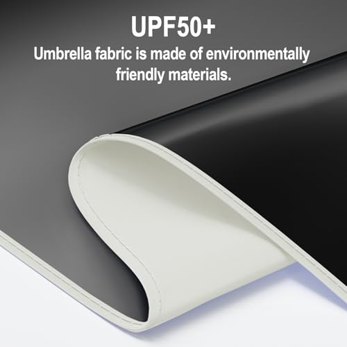 Mini Travel Umbrella, UPF 50+ Compact Fits in Purse - color: White