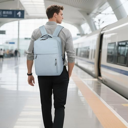 20L Backpack for 15.6 Inch Laptop for Men and Women Dusty Blue - color: Dusty Blue