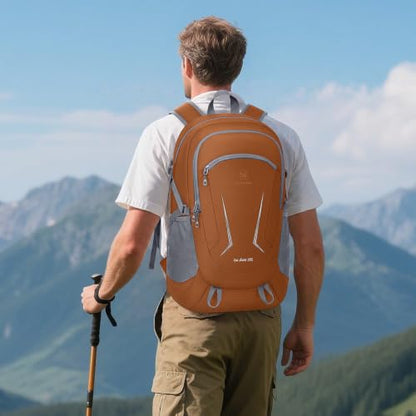 MIYCOO Ultralight Packable Backpack, 35L Waterproof Hiking Daypack | Travel Camping Foldable Daypack, Hiking Back Pack for Men Women, Orange - color: Orange