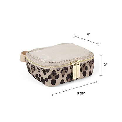 Itzy Ritzy Packing Cubes for Travel, Set of 3 Travel Organizers (Leopard) - color: Leopard