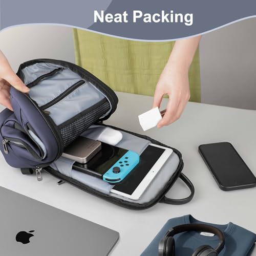 hk Sling Bag for Man, Waterproof Utility Crossbody Bag - color: Blue