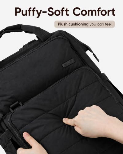 BELALIFE Backpack Diaper Bag with Changing Pad, Baby Care Organizer - color: Black