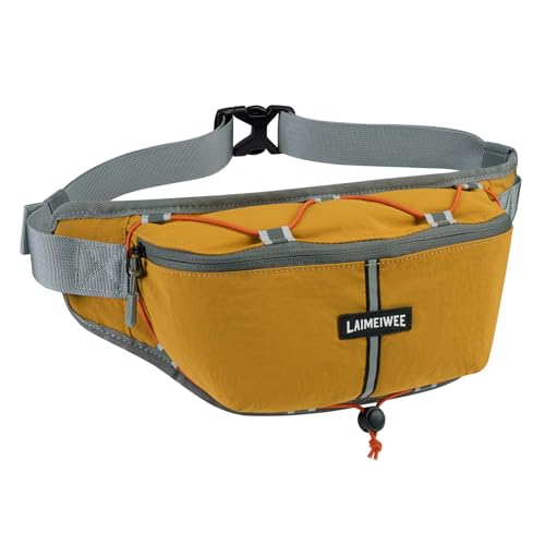 2LFanny Pack for Women Men, Anti‑theft Waist Bag with RFID Blocking - color: Ginger