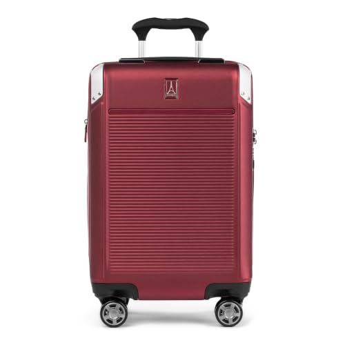 Travelpro Platinum Elite Hardside Expandable Spinner Wheel Luggage TSA Lock Hard Shell Polycarbonate Suitcase, Daring Red, Carry-on 21-Inch - color: Daring Red, size: Carry-on 21-Inch