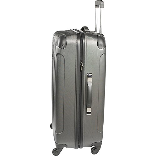 Kenneth Cole REACTION Out of Bounds 경량 하드쉘 4륜 스피너 수하물, 차콜, 28인치 체크, Kenneth Cole Reaction Out of Bounds 경량 하드쉘 4륜 스피너 캐리어 - color: 차콜, size: 28인치 체크
