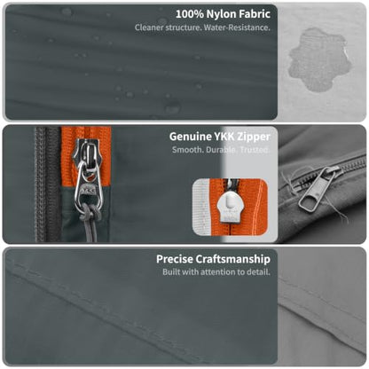 Cipway Compression Packing Cubes Set (Grey 3pcs) - color: Grey, size: 3PCS