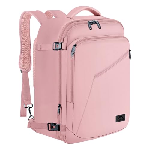 MATEIN Womens Travel Backpack, Extra Large Carryon Backpack for Airplane - color: Pink, size: X-Large