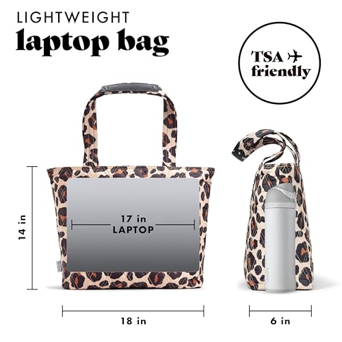 Fit & Fresh 2-in-1 Insulated Lunch & Travel Tote - color: Leopard