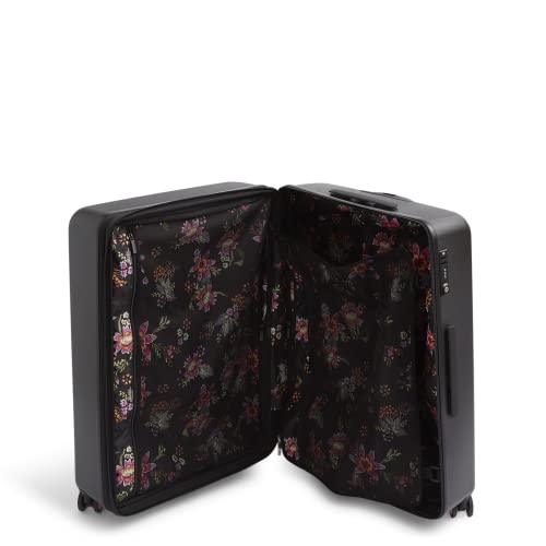 Vera Bradley Women's Hardside Rolling Suitcase Luggage, Black, 22" Carry On, 26" Check In, & 29" Check In - color: Black