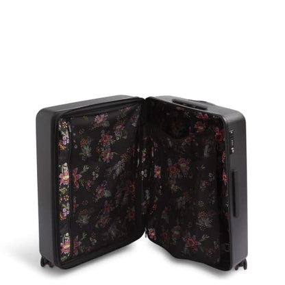Vera Bradley Women's Hardside Rolling Suitcase Luggage, Black, 22" Carry On, 26" Check In, & 29" Check In - color: Black