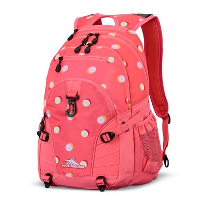 High Sierra, 물방울 무늬/Thri, 원사이즈, 루프 데이팩 - color: 물방울 무늬/Thri