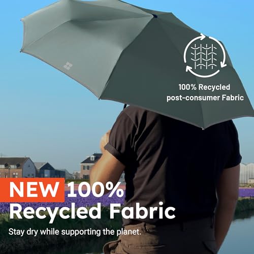 Weatherman Premium Small Compact Mini Umbrella for Travel - color: Neon Yellow