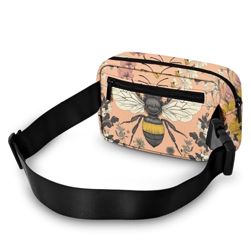 Bee Fanny Pack for Women Belt Bag