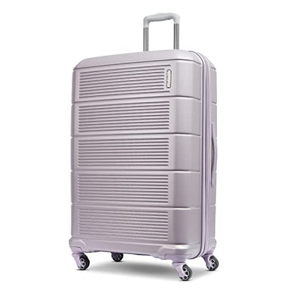 American Tourister Stratum 2.0 Expandable Hardside Luggage with Spinner Wheels, 28" SPINNER, Purple Haze - color: Purple Haze, size: 28-Inch Checked-Large