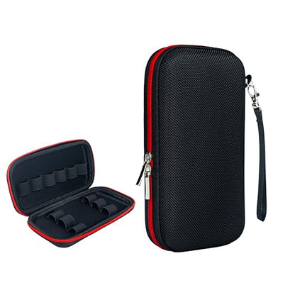 Vape Case 7.5 inch for Vape Pen & 510 Battery(Case Only) - color: Red Zipper