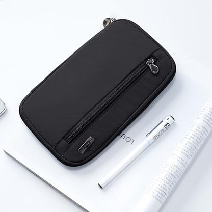 Travelon RFID Blocking Family Passport Wallet - color: Black