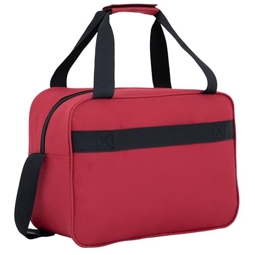 Travelers Club Chicago Hardside Expandable Spinner Luggage, Red, 3 Piece Set - color: Red, size: 3-Piece Set