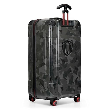 Traveler's Choice Maxporter II Polycarbonate Hardside Trunk with Spinner Wheels, Gray Camo, 31-Inch Large Trunk - color: Gray Camo, size: 31-inch Large Trunk