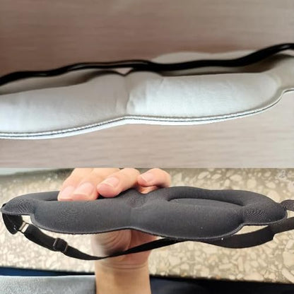 2 Pack Sleep Eye Masks 3D Contoured Cup Sleeping Mask Cloud Shaped Soft Complete Light Blocking Blindfold Sleep Mask for Back and Side Sleeper Travel Airplane Train Trip Nap