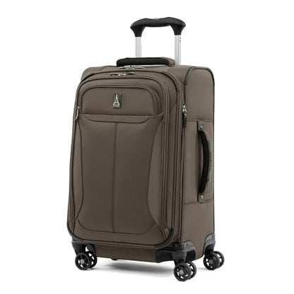 Travelpro Tourlite Softside 21" Expandable Luggage with 4 Spinner Wheels, Lightweight Suitcase, Carry-On, Espresso Brown - color: Espresso, size: Carry-On 21-Inch